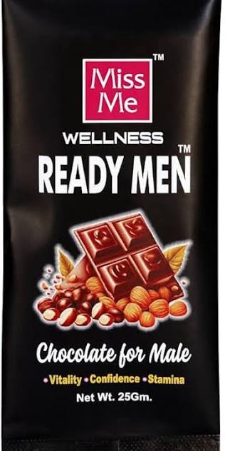Miss Me Ready Girl & Ready Men Wellness Chocolate Combo | Dark Chocolates for Women & Men | Supports Hormonal Balance, Vitality & Self-Care | 2 x 25g Combo Pack - Image 3